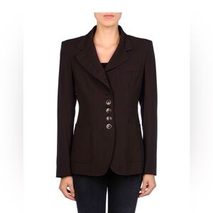 NWT LOVE MOSCHINO Women's Blazer Reach brown size US8 (I 44)